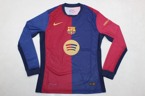 FC Barcelona Local / Player version / Manga larga