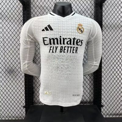 Real Madrid Local / Player Version / Manga larga