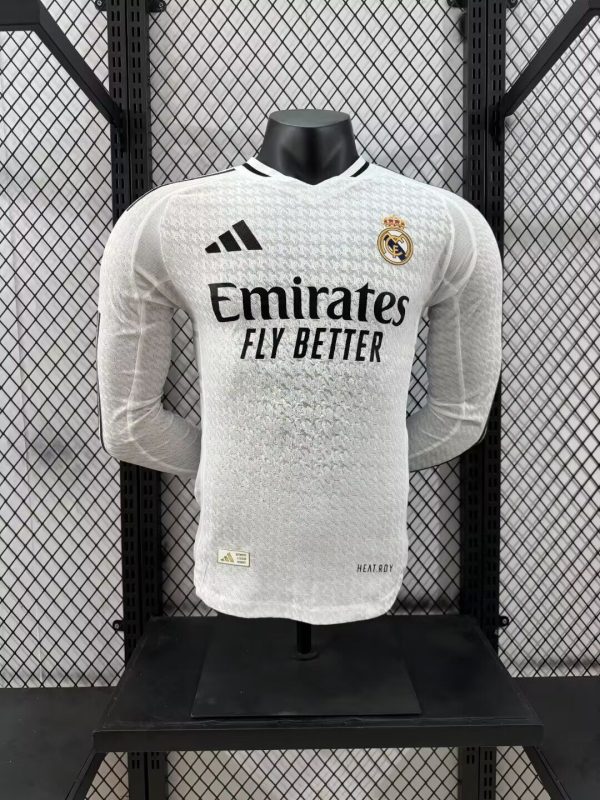 Real Madrid Local / Player Version / Manga larga
