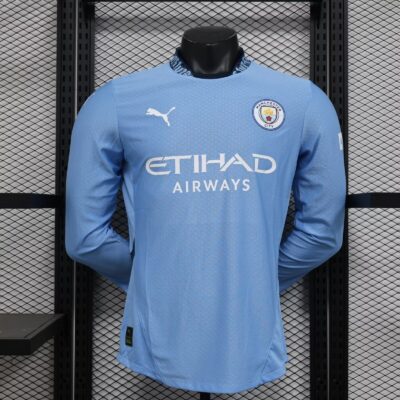 Manchester city fc Local / Player version / Manga larga
