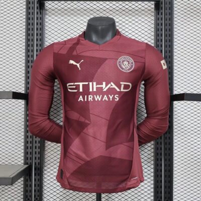 Manchester city fc Tercera equipacion / Player version / Manga larga
