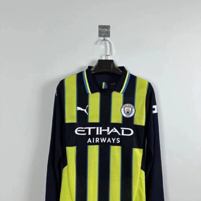 Manchester city fc Visitante / Player version / Manga larga