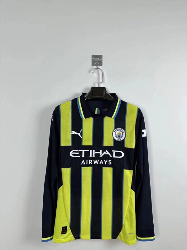 Manchester city fc Visitante / Player version / Manga larga