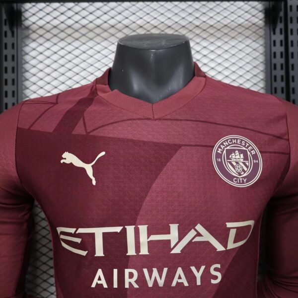 Manchester city fc Tercera equipacion / Player version / Manga larga - Imagen 2