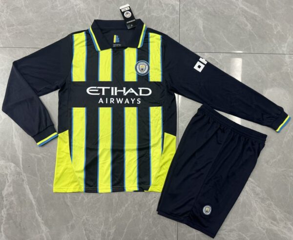 Manchester city fc Visitante / Kid version / Fan version / Manga larga