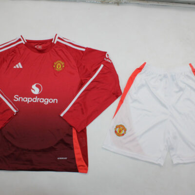 Manchester United Fc Local / Kid version / Fan version / Manga Larga