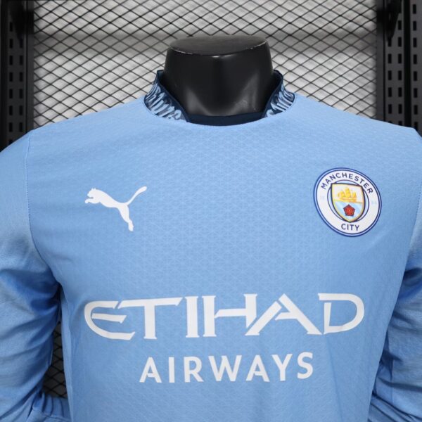 Manchester city fc Local / Player version / Manga larga - Imagen 2