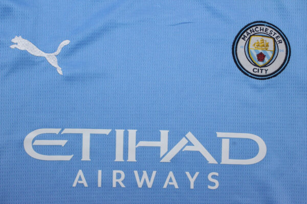 Manchester city fc Local / Kid version / Fan version / Manga larga - Imagen 2