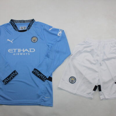 Manchester city fc Local / Kid version / Fan version / Manga larga