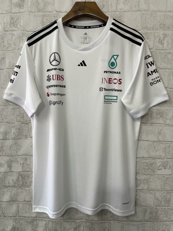 Mercedes Benz Camiseta Blanca