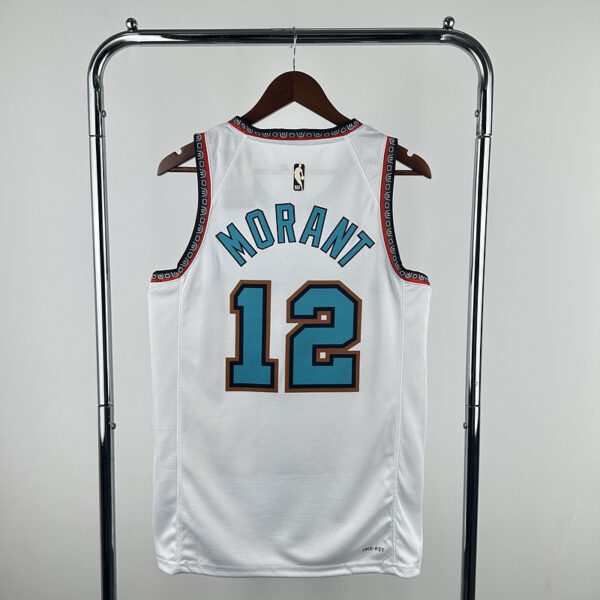 Memphis Grizzlies Blanca / Morant / Fan version - Imagen 2