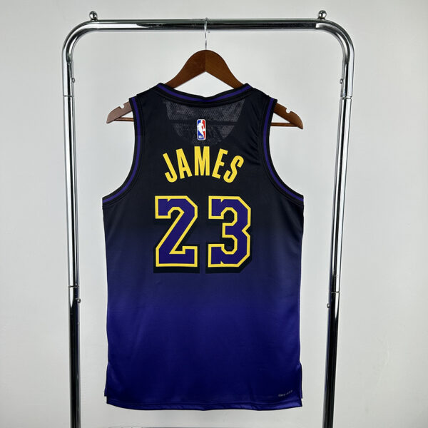 Los Angeles Lakers Purpura oscuro / James / Fan version - Imagen 2