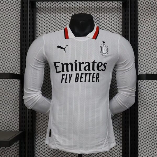 AC Milan Visitante / Player version / Manga Larga