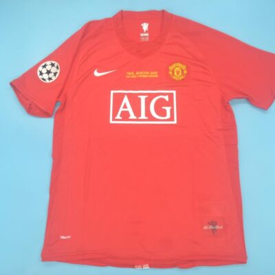 Machester United Fc Local / Fan version / Final Ucl / Retro 07-08