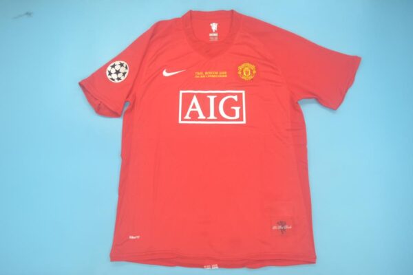 Machester United Fc Local / Fan version / Final Ucl / Retro 07-08