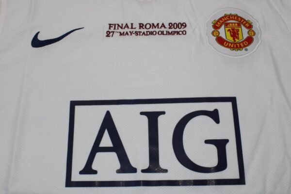 Machester United Fc Visitante / Fan version / Manga larga / Final Ucl / Retro 08-09 - Imagen 3