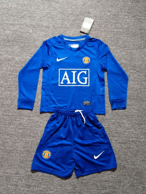 Machester United Fc Tercera equipacion / Kid version / Fan version / Manga Larga / Retro 08-09