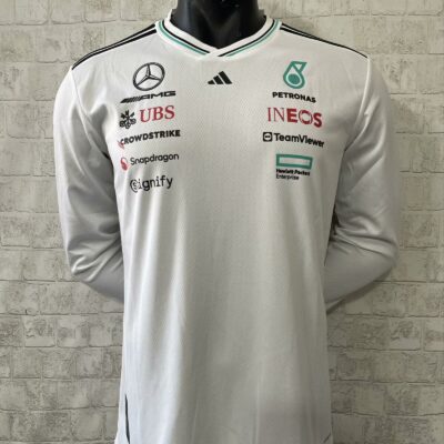 Mercedes Benz Manga larga Blanco