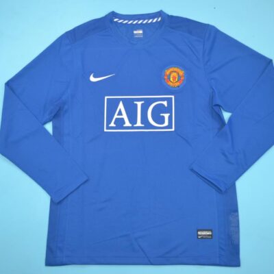 Machester United Fc Tercera equipacion / Fan version / Manga larga / Retro 08-09