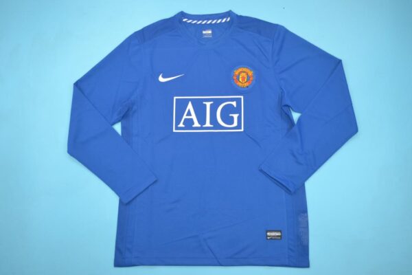 Machester United Fc Tercera equipacion / Fan version / Manga larga / Retro 08-09