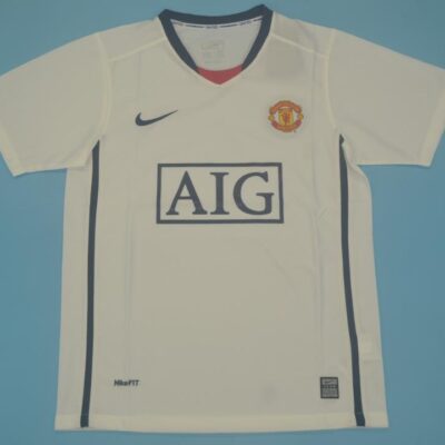 Machester United Fc Visitante / Fan version / Retro 08-09