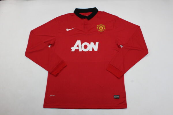 Machester United Fc Local / Fan version / Manga Larga / Retro 13-14