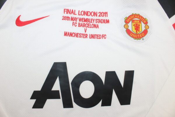 Machester United Fc Visitante / Fan version / Manga larga / Final UCL / Retro 10-11 - Imagen 4