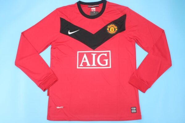 Machester United Fc Local / Fan version / Manga larga / Retro 09-10