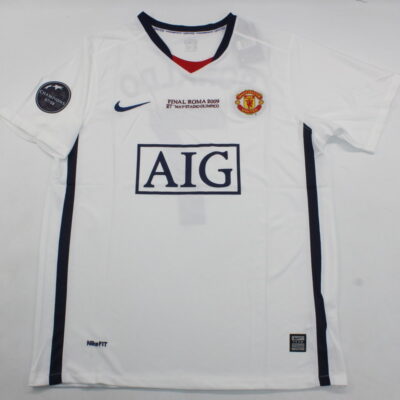 Machester United Fc Visitante / Fan version / Final UCL / Retro 08-09