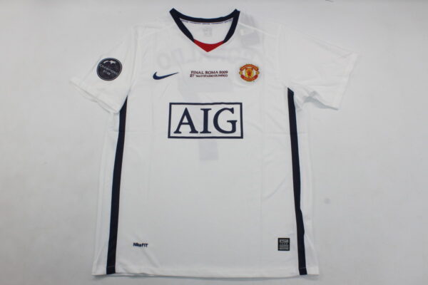 Machester United Fc Visitante / Fan version / Final UCL / Retro 08-09