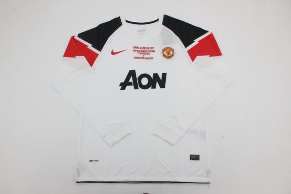 Machester United Fc Visitante / Fan version / Manga larga / Final UCL / Retro 10-11