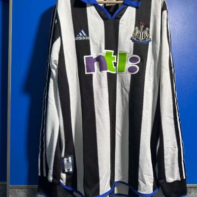 Newcastle United FC Local / Fan version / Manga Larga / Retro 00-01