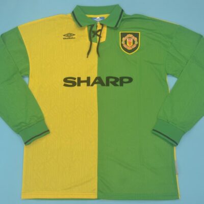 Machester United Fc Tercera equipacion / Fan version / Manga larga / Retro 92-94