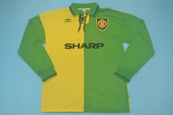 Machester United Fc Tercera equipacion / Fan version / Manga larga / Retro 92-94