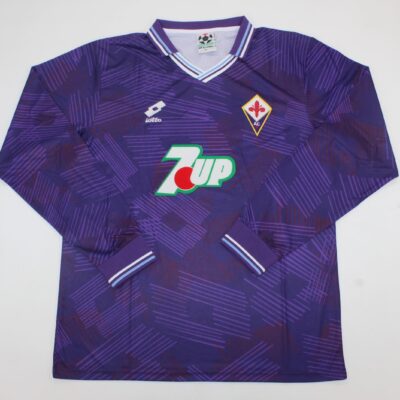 ACF Fiorentina Local / Fan version / Manga Larga / Retro 92-93