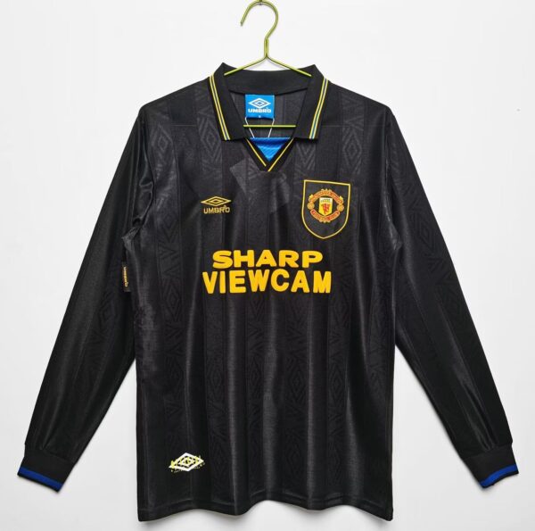Machester United Fc Visitante / Fan version / Manga larga / Retro 93-95