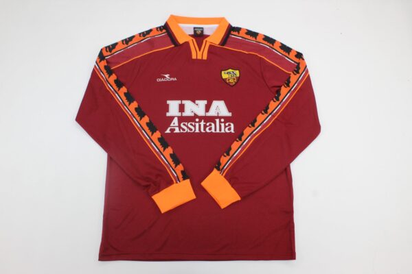 AS Roma FC Local / Fan version / Manga Larga / Retro 98-99