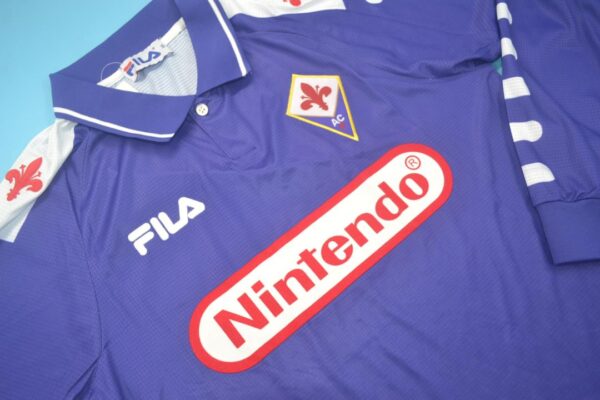 ACF Fiorentina Local / Fan version / Manga Larga / Retro 98-99 - Imagen 2