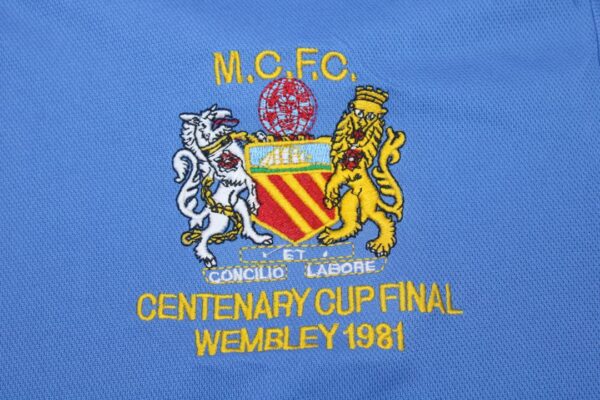 Manchester City Fc Local / Fan version / Final Copa Centenario / Retro 80-81 - Imagen 2