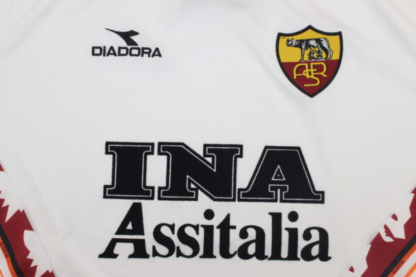 AS Roma FC Visitante / Fan version / Manga Larga / Retro 98-99 - Imagen 4