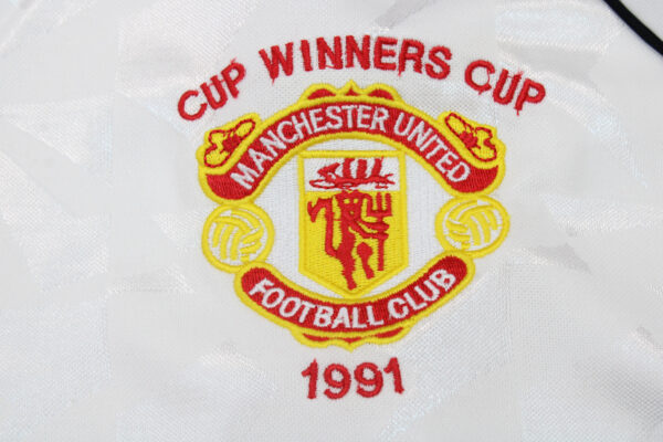 Machester United Fc Tercera equipacion / Fan version / Manga larga / Campeón / Retro 90-92 - Imagen 4