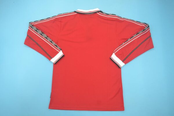 Machester United Fc Local / Fan version / Manga larga / Retro 98-99 - Imagen 3