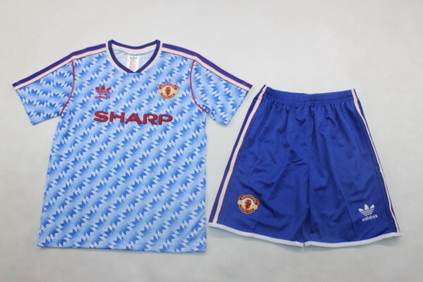 Machester United Fc Visitante / Kid version / Fan version / Retro 90-92