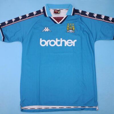 Manchester City Fc Local / Fan version / Retro 98-99