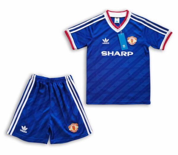 Machester United Fc Tercera equipacion / Kid version / Fan version / Retro 88-90