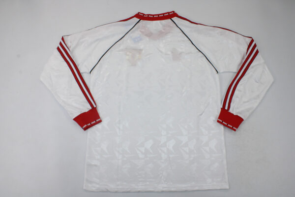 Machester United Fc Tercera equipacion / Fan version / Manga larga / Campeón / Retro 90-92 - Imagen 2