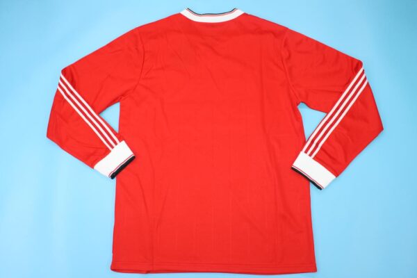 Machester United Fc Local / Fan version / Manga larga / Retro 82-84 - Imagen 4