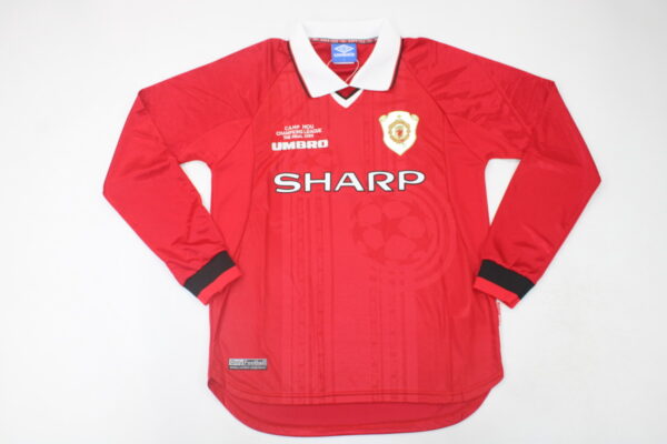 Machester United Fc Local / Fan version / Manga larga / Final Ucl / Retro 99-00