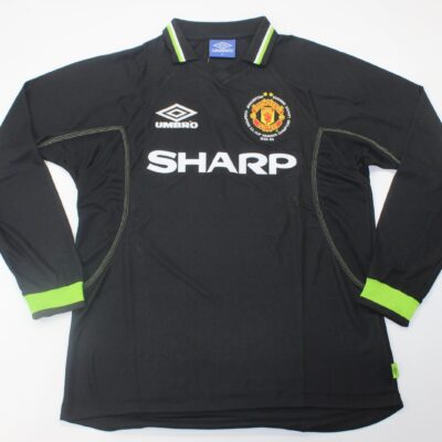 Machester United Fc Visitante / Fan version / Manga larga / Retro 98-99
