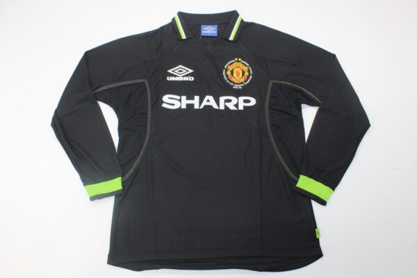 Machester United Fc Visitante / Fan version / Manga larga / Retro 98-99